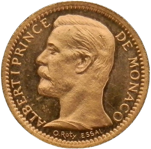 20 Francs Or Albert Ier 1892