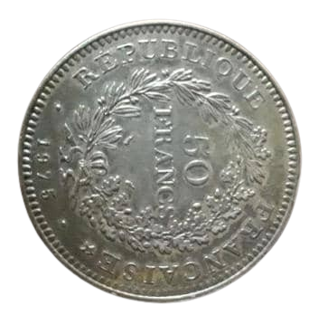 50 Franc argent de 197