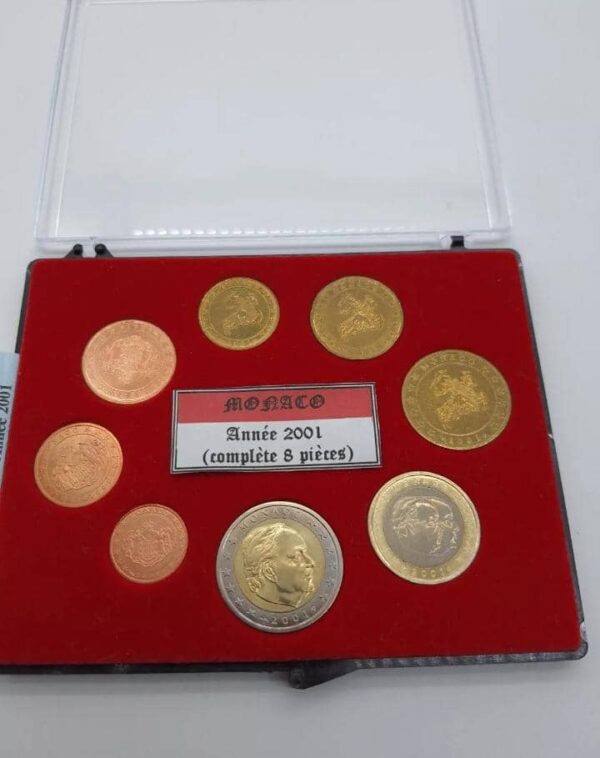 Coffret euro MONACO 2001